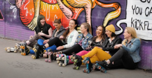 DRD skaters wearing Edge Only jewellery