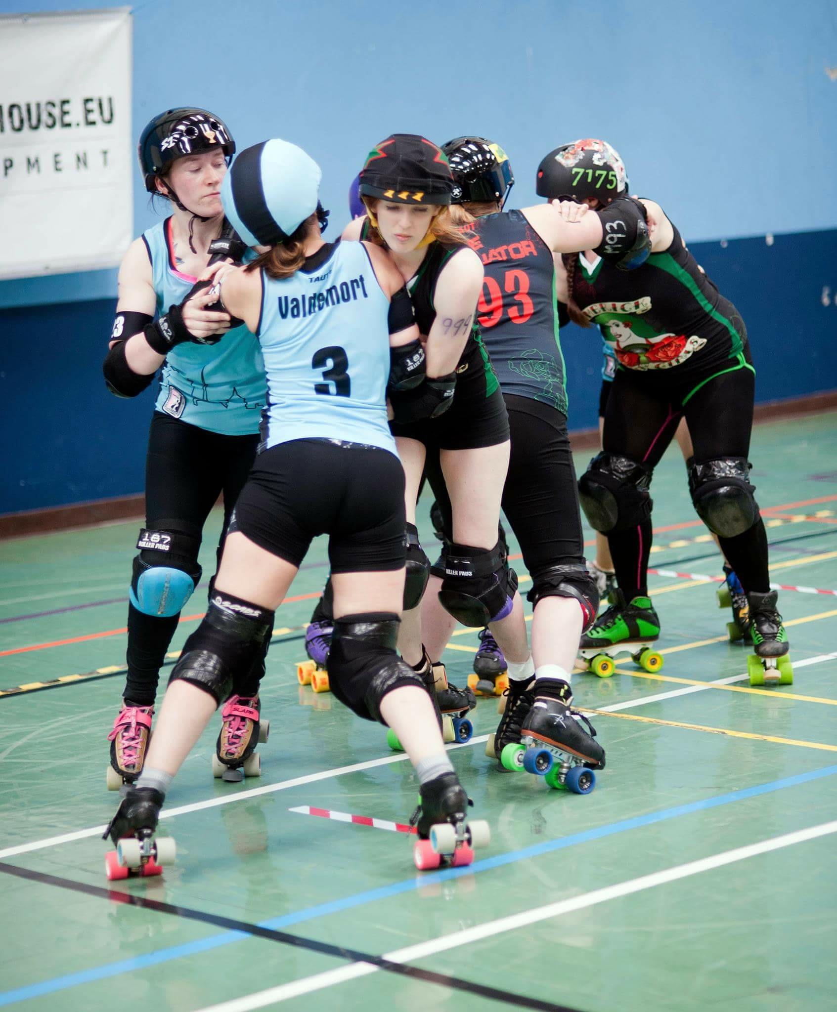 Dublin Roller Derby action