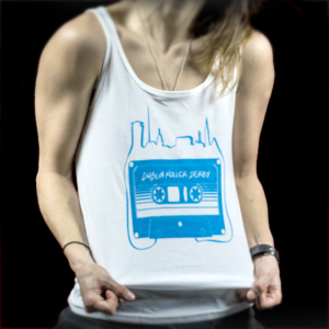 white cassette vest