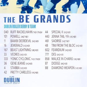 Be Grands roster